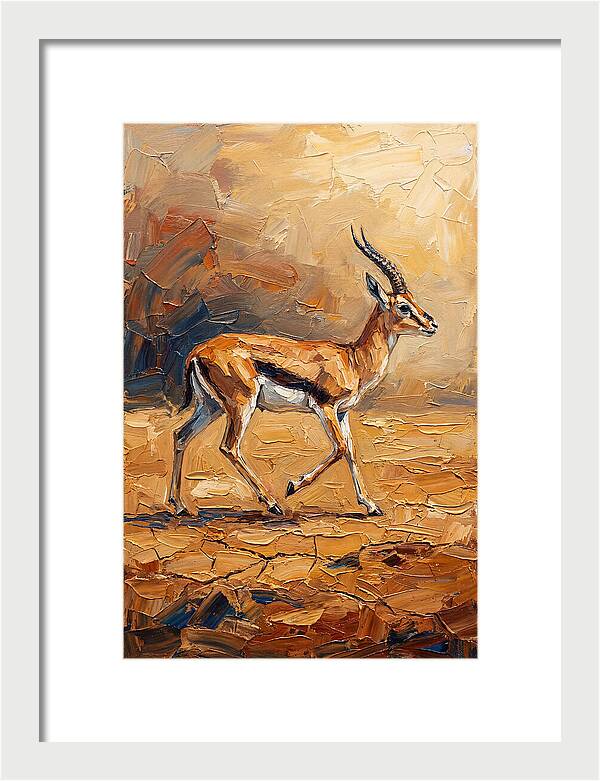 Graceful Thomson Gazelle Running