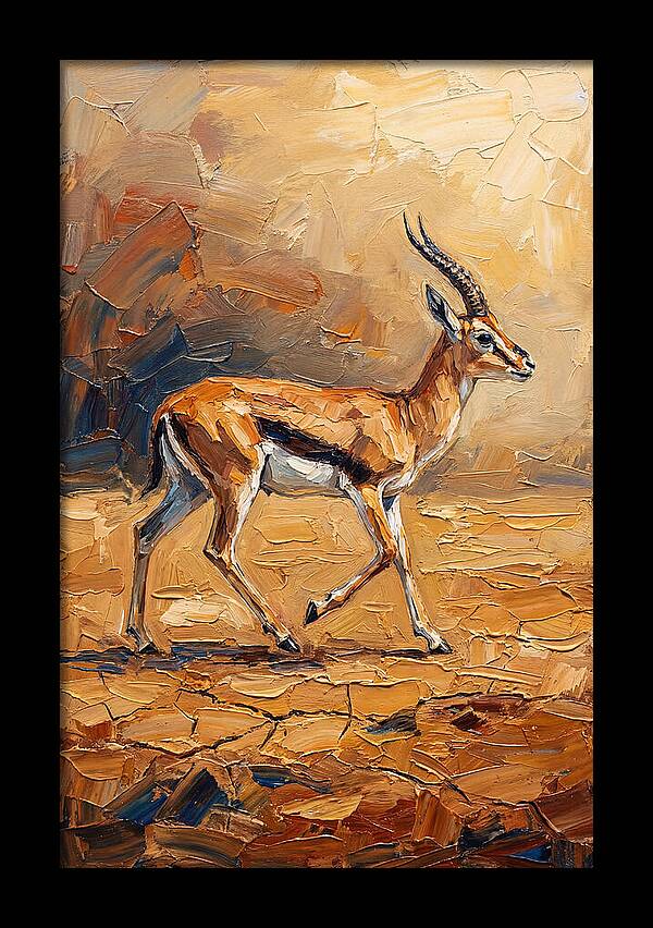 Graceful Thomson Gazelle Running