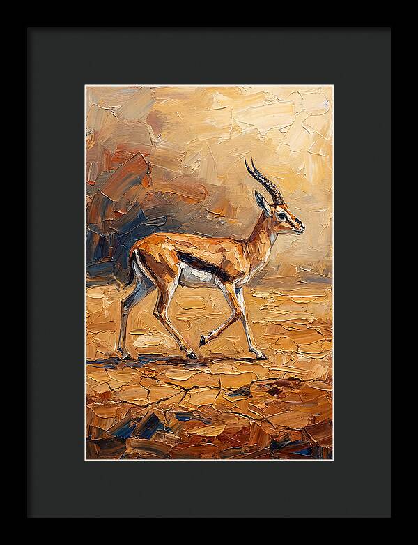 Graceful Thomson Gazelle Running