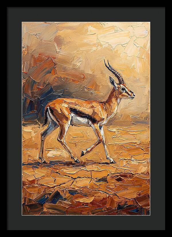Graceful Thomson Gazelle Running