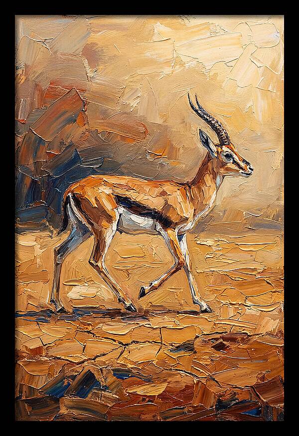 Graceful Thomson Gazelle Running