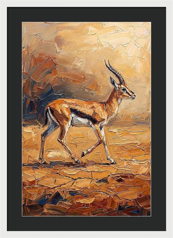 Graceful Thomson Gazelle Running