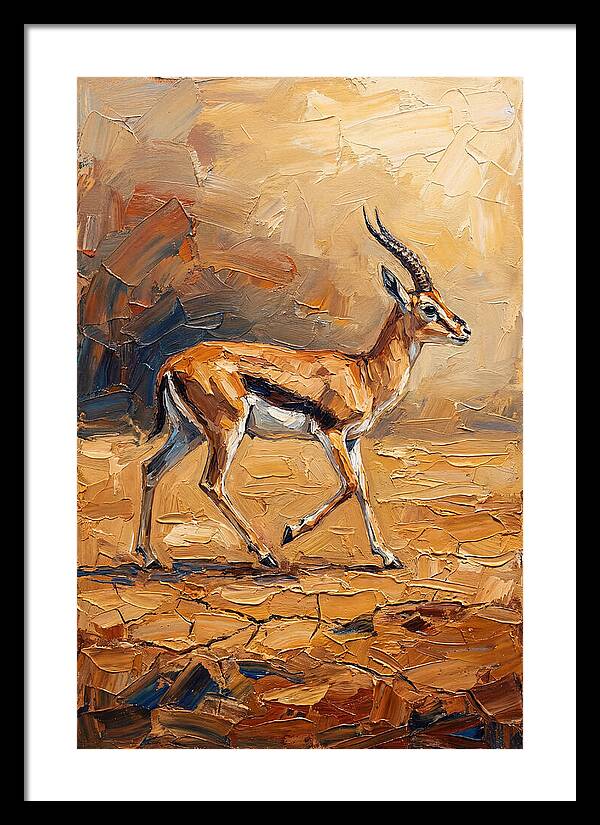 Graceful Thomson Gazelle Running