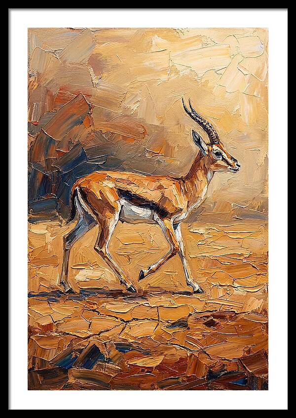 Graceful Thomson Gazelle Running