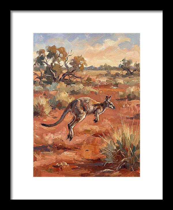 Graceful Wallaby Leap