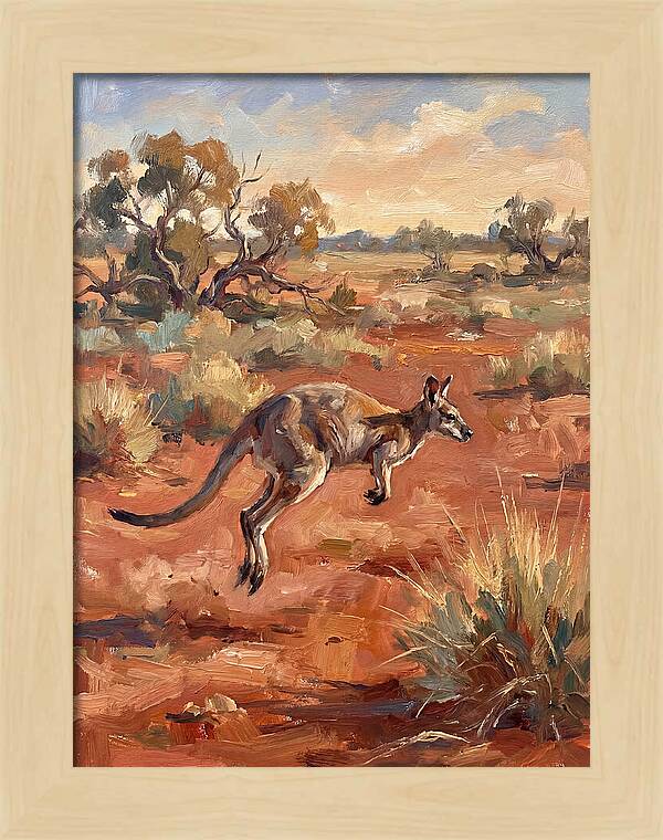 Graceful Wallaby Leap