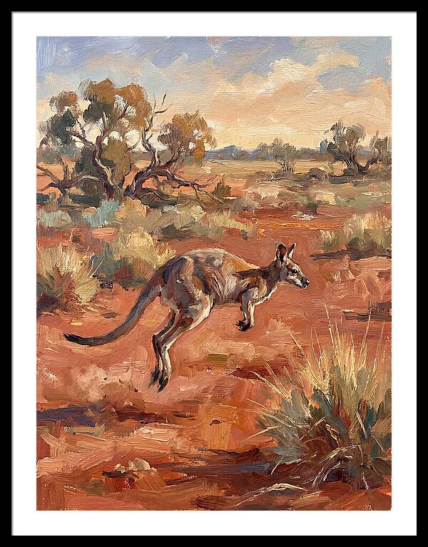 Graceful Wallaby Leap