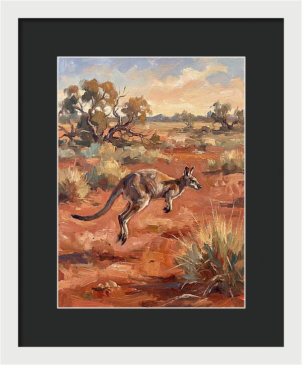 Graceful Wallaby Leap