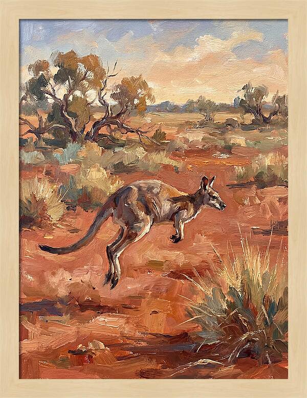 Graceful Wallaby Leap