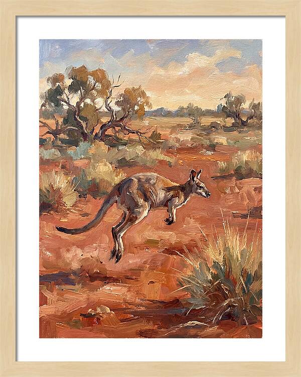 Graceful Wallaby Leap