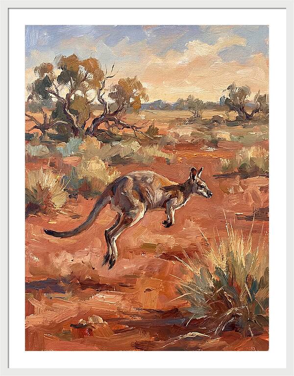 Graceful Wallaby Leap