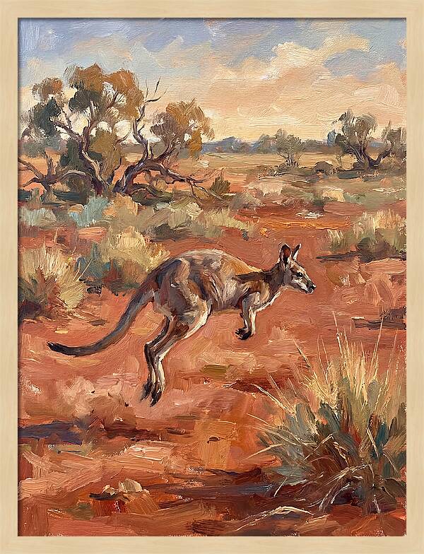 Graceful Wallaby Leap