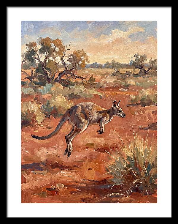 Graceful Wallaby Leap