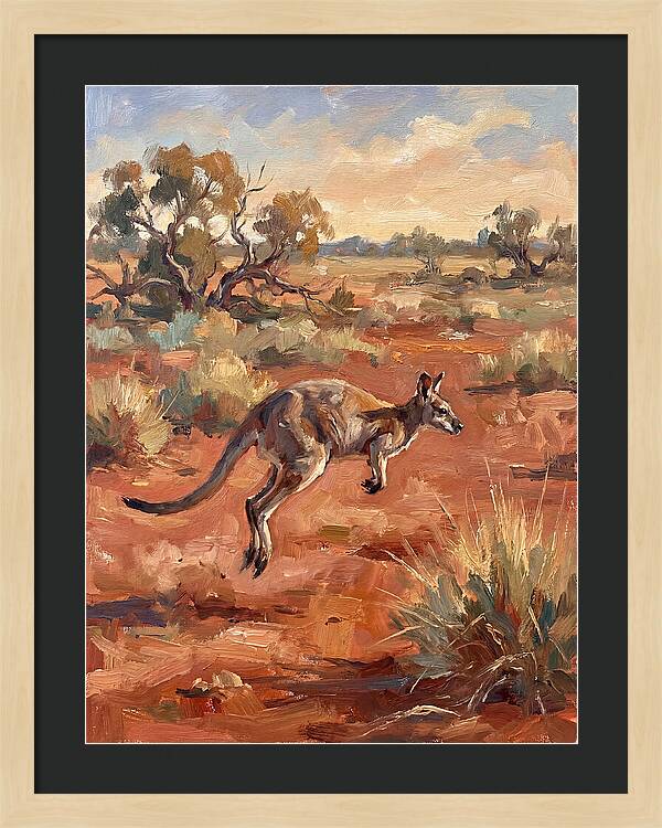 Graceful Wallaby Leap