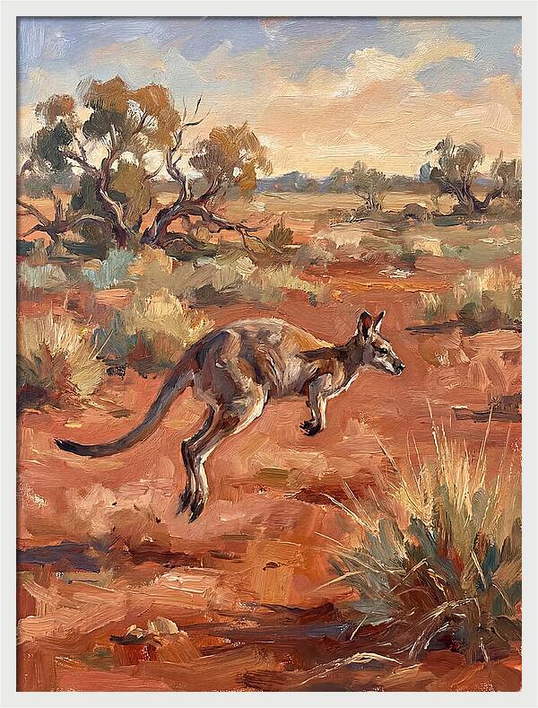 Graceful Wallaby Leap