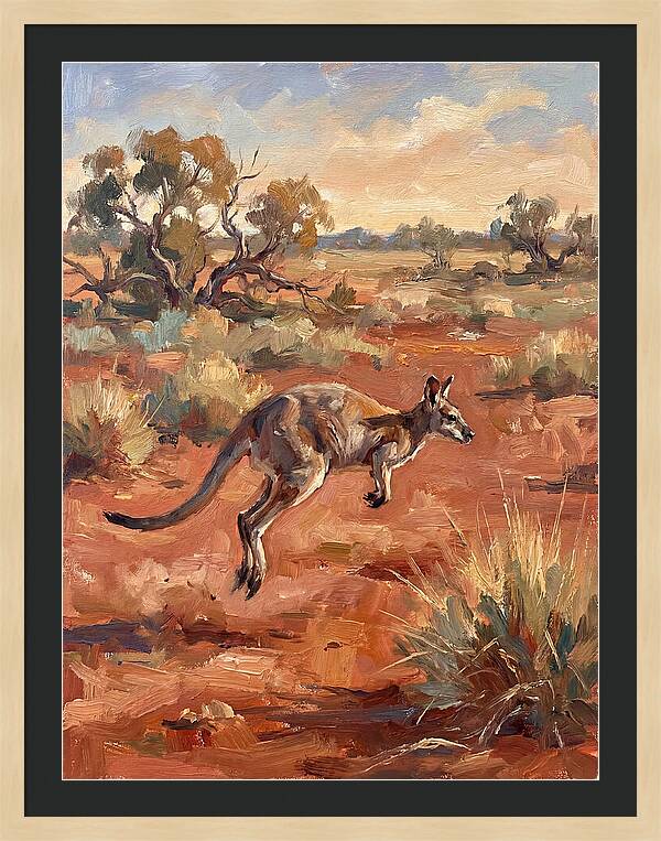 Graceful Wallaby Leap