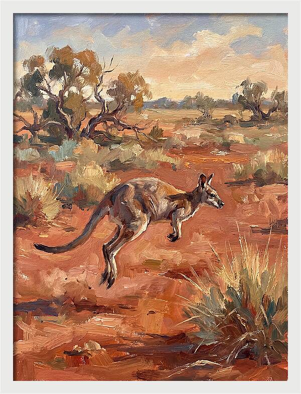 Graceful Wallaby Leap