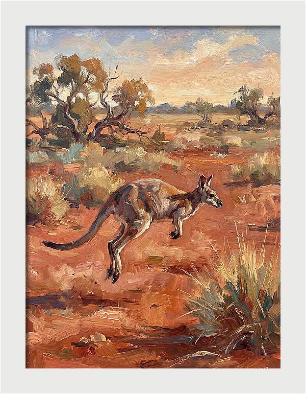 Graceful Wallaby Leap