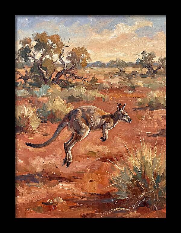 Graceful Wallaby Leap