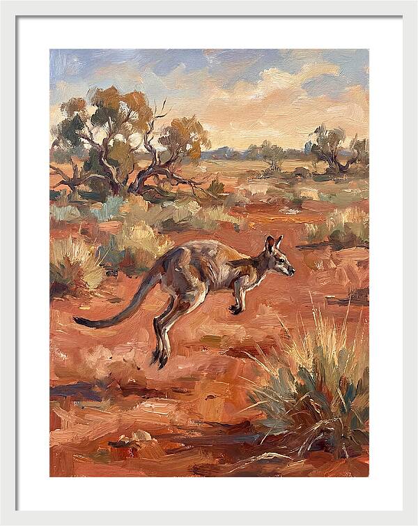 Graceful Wallaby Leap