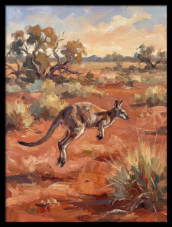 Graceful Wallaby Leap