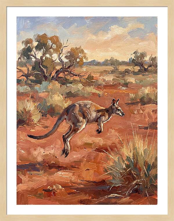 Graceful Wallaby Leap