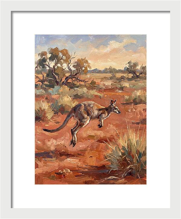 Graceful Wallaby Leap