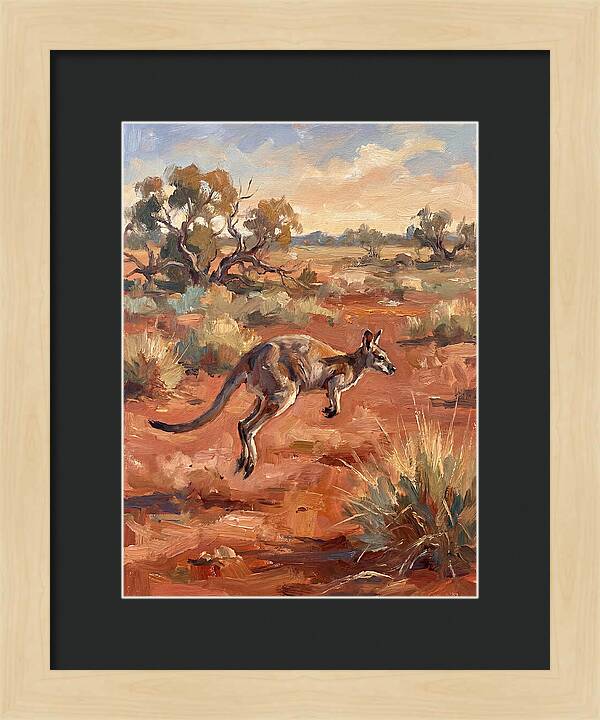 Graceful Wallaby Leap