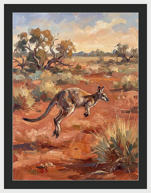 Graceful Wallaby Leap
