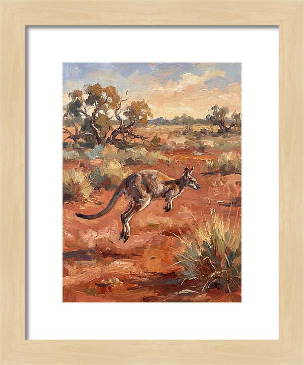 Graceful Wallaby Leap