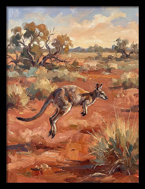 Graceful Wallaby Leap