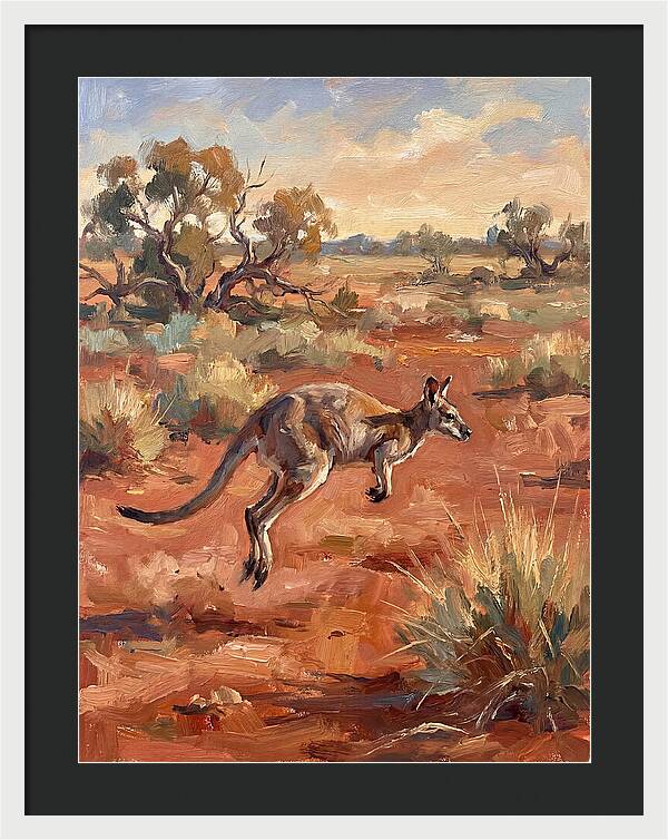 Graceful Wallaby Leap