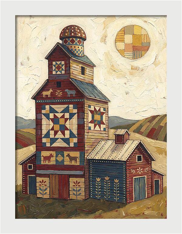 Grain Elevator Folk Art