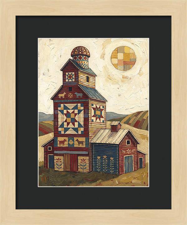 Grain Elevator Folk Art
