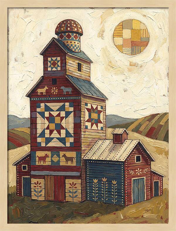 Grain Elevator Folk Art