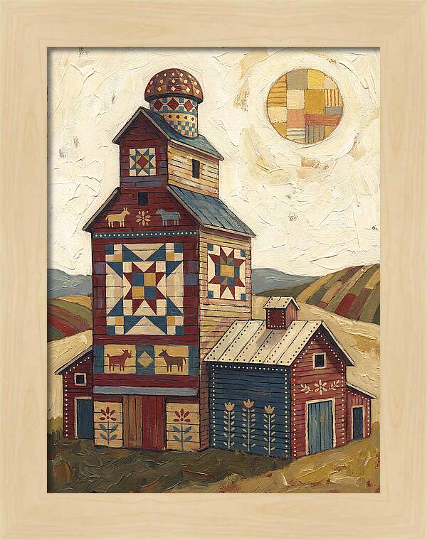 Grain Elevator Folk Art