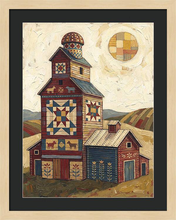 Grain Elevator Folk Art