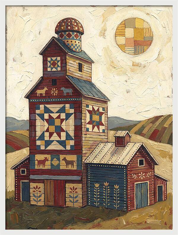 Grain Elevator Folk Art