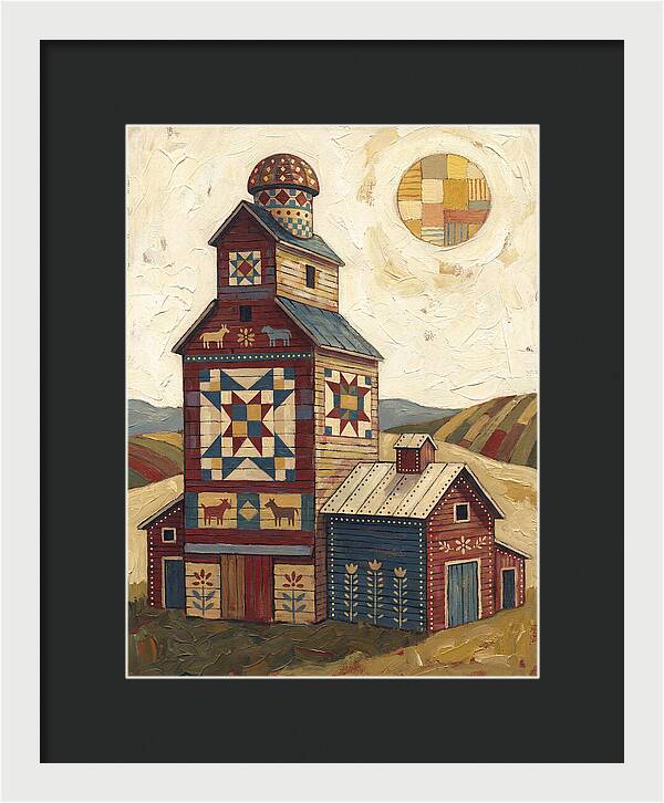Grain Elevator Folk Art