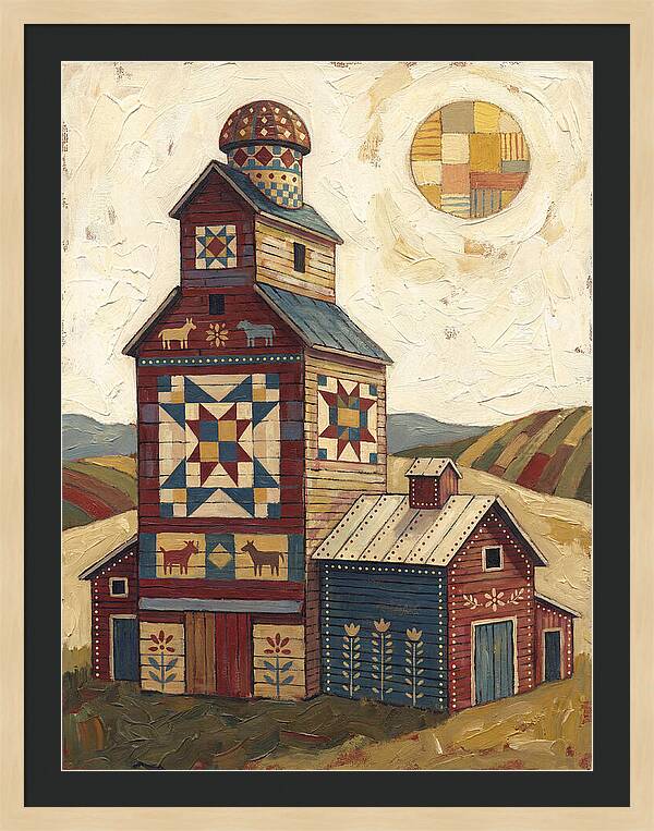 Grain Elevator Folk Art