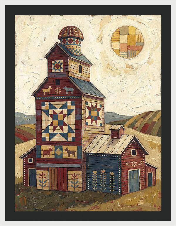 Grain Elevator Folk Art