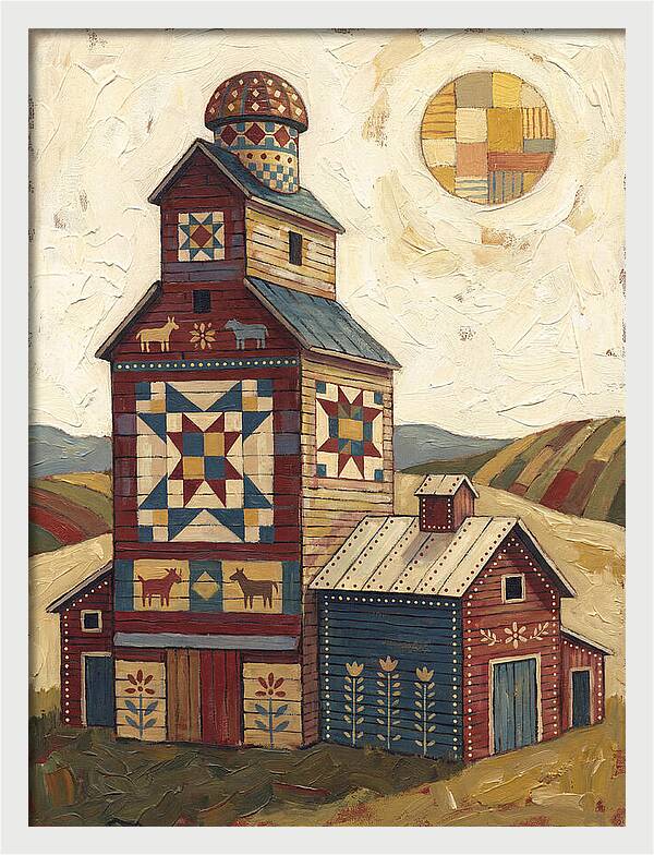 Grain Elevator Folk Art
