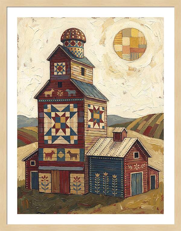 Grain Elevator Folk Art