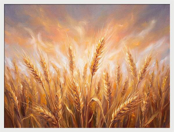Grain Field At Dusk