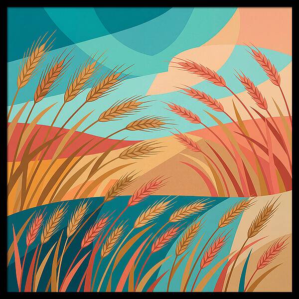 Grain Fields In Color