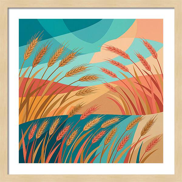 Grain Fields In Color
