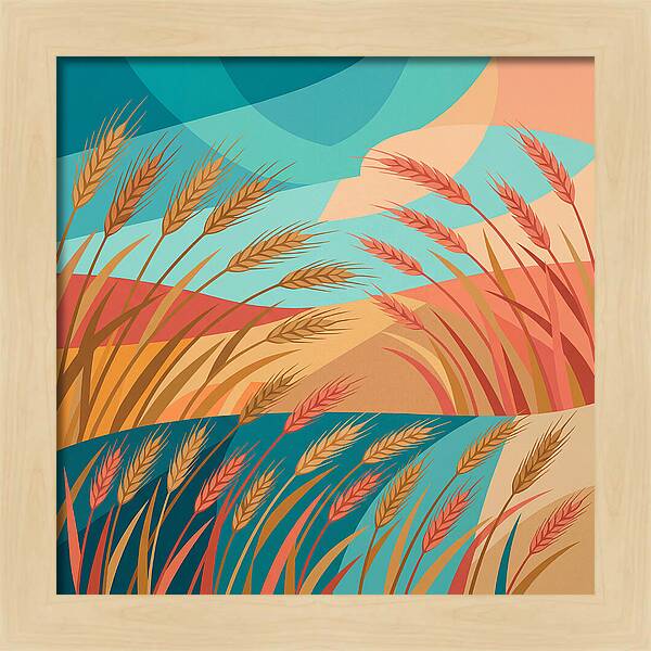 Grain Fields In Color