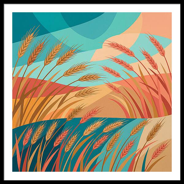 Grain Fields In Color
