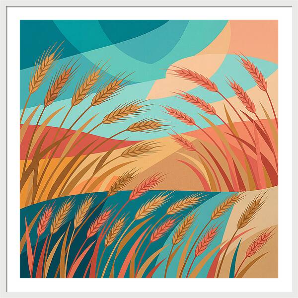 Grain Fields In Color