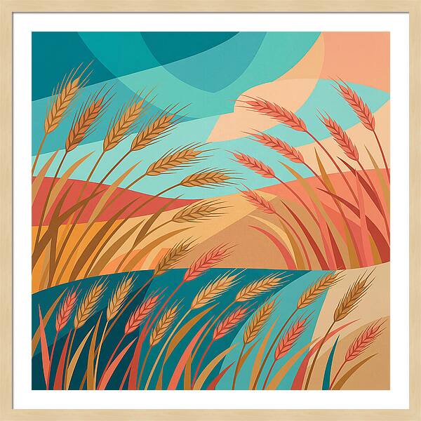 Grain Fields In Color